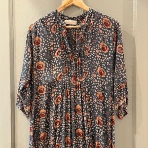 Natalie Martin Floral Green Dress Size Small